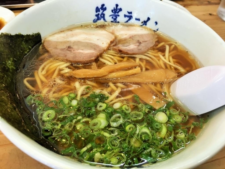 9月から新登場の醤油ラーメン