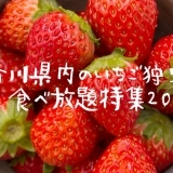 春を先取り！香川県内のいちご狩り食べ放題特集2018