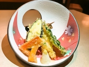 サクッと揚がった天ぷら。