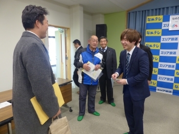 試写会が終わり、学生さんと…！