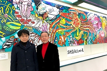 <br />石村さん（左）と石川徳廣さん（右）