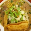 西区山の手【麺や HIRAMEKI】さんのゆり根をのせた味噌ラーメン