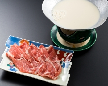 広島県産豚肉の豆乳しゃぶしゃぶ