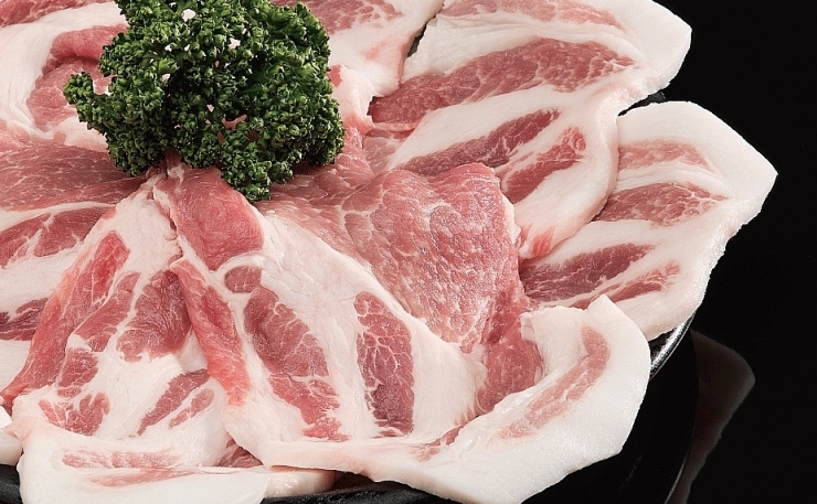 柔らかい肉質のかしまし豚は、脂身の甘みがありしつこくないので女性にも人気の鹿嶋市のブランド豚です。