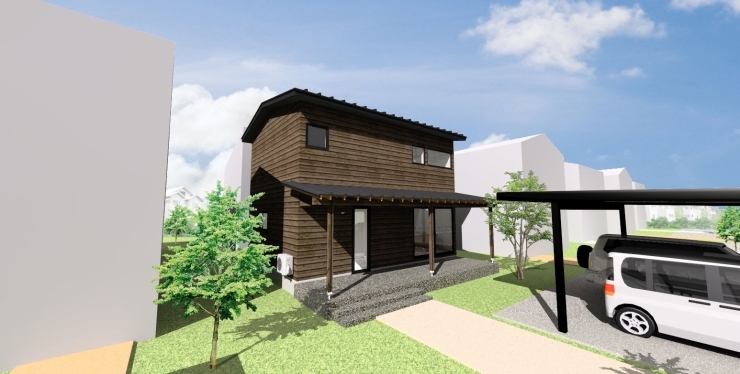 「糸魚川杉に包まれた企画提案型住宅」