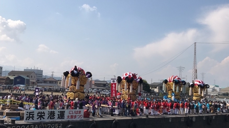 10：50　台船1台目出発