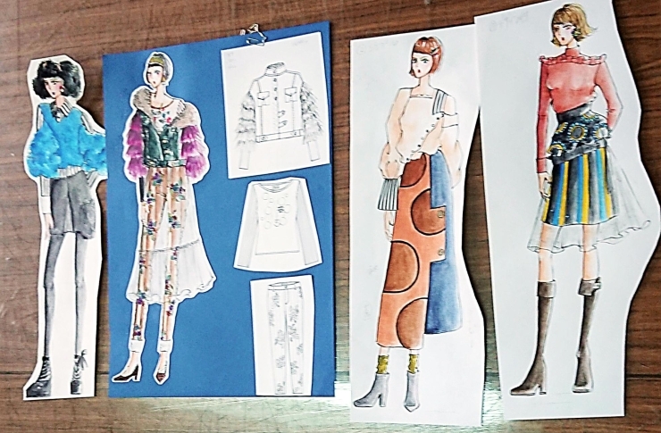 ファッションデザイン専門学校　神戸文化服装学院「イラスト・グラフィックデザイン・WEBデザインレッスン情報　絵を描くことが好き、オシャレが好き、モノづくりが好きな方集まれ～♪是非1度遊びに来てねっ　神戸文化服装学院　楽しむところからスタート♪」