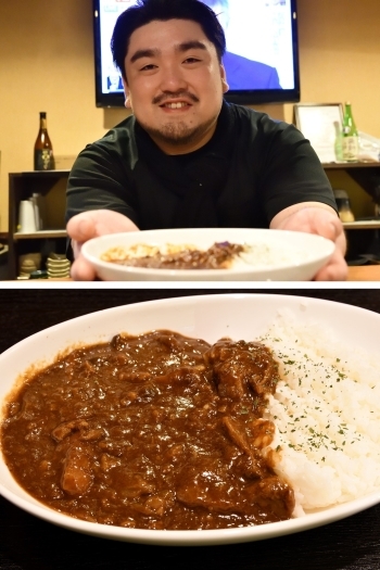 人気の牛すじカレーは飲んだ後の“シメ”にピッタリですよ！「ほっこり酒場 ぽん」