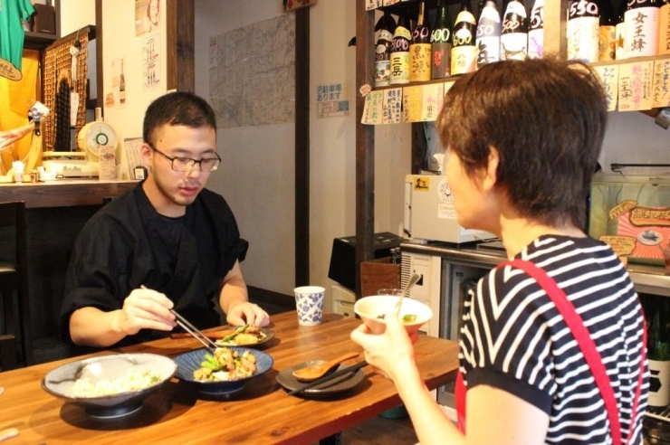 最後は私も試食会に混ぜていただきました！