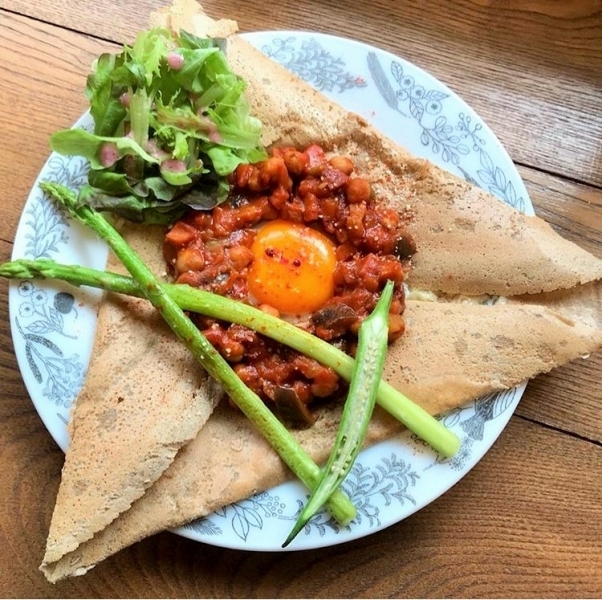 ガレットランチ1500円（前菜3種・スープ・ドリンク・ミニクレープ付き）