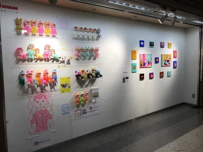 名古屋久屋大通駅地下セントラルギャラリーで展示中「チャーミーちゃんイベント出店情報」