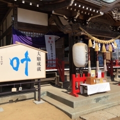 大野神社に巨大絵馬が出現！