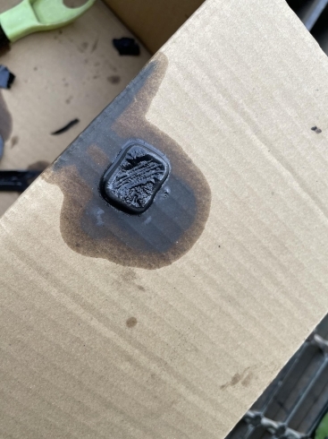 磁石に付いた鉄粉「廃車にしていたジムニー       エンジンオイル・ATF・ストレーナー交換」