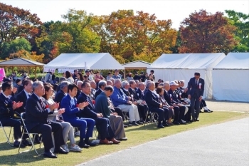 ふれあいに駆けつけた、ご来賓の皆様