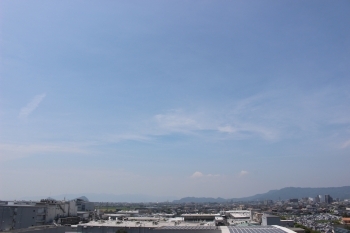 毎年6～8月に行う屋上ビアガーデンからの眺めは絶景です。「シティホテルイン国分」