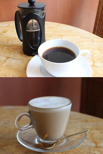 濃厚な味・香りのフレンチプレスコーヒー
紅茶もございます「アン・レーヌ・カフェ」