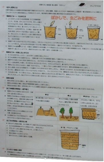 ぼかしで、生ごみを肥料に