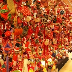 花巻市石鳥谷町の最後の「八日町つるし雛まつり」※イベントは終了しました