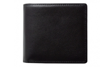SOMES　FE-12　２つ折財布（ブラック）
