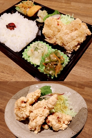 定食もお弁当にできます！
サクサクでジューシーな人気の唐揚げ♪「おっかちゃんの味 ごはん処 徠-rai-」