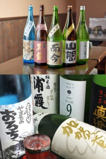 日本酒もこだわりの厳選ラインナップでご用意「塚口の隠れ家 鳥処 炭火焼鳥 鶏拓」