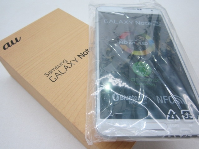 「au スマホ GALAXY Note3 SCL22 のお買取り！川西市からご来店。」