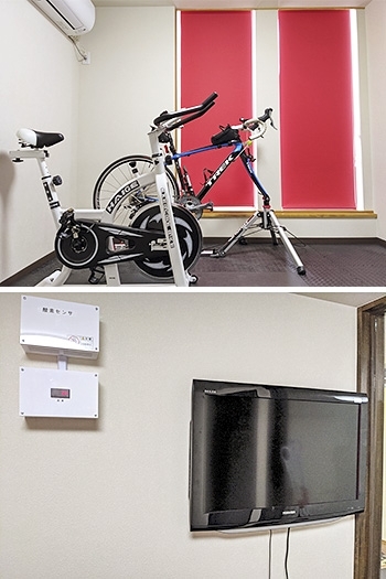 ロードバイクや酸素センサー付きの部屋「Body Care 道（みち）」