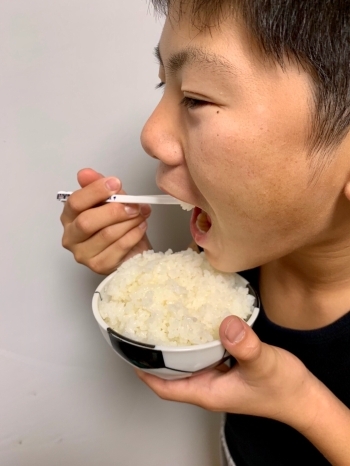 ふっくら炊き立てのご飯は最高です！「ぶんぶん農園」