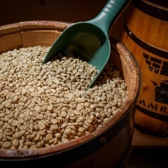 津田沼でコーヒー豆を販売するキャンブレム グリーン珈琲焙煎所を紹介。