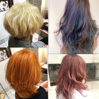 やわらかい発色で、透明感のある外国人の髪のような自然なカラー「マイノリティ 川西店」