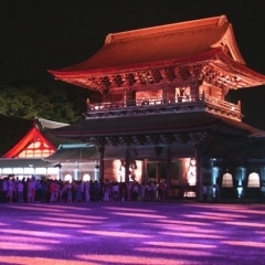 国宝瑞龍寺 春のライトアップと門前市