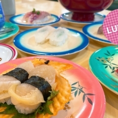 佐々町にある『スーパー回転寿司 ミラクルあおば』でランチ!