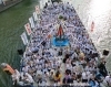 大阪天神祭り「舟渡御」　版画 公式】大阪市中央区役所 on X: 