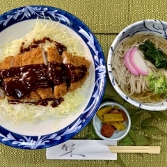 八丁味噌カツ丼＋お蕎麦セット