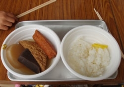 【おでんセット】<br>交野産米と地場野菜のおでんは、とってもおいしかったです！