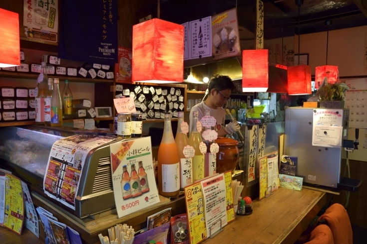 「炭火 串焼大将 花園店」山梨の名店の串焼きと、小樽の鮮魚店からの新鮮な魚介類が自慢