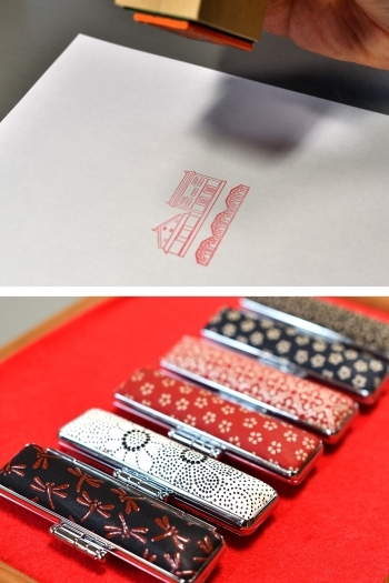 オリジナルゴム印の製作やお洒落なはんこケースも販売しています「松田印判店」