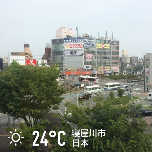 「6月17日 寝屋川@寝屋川駅前からおはようございます。」