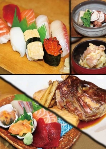 新鮮な魚と、お酒にあうように味付けされた料理「寿司居酒屋 二幸（ニコウ）」