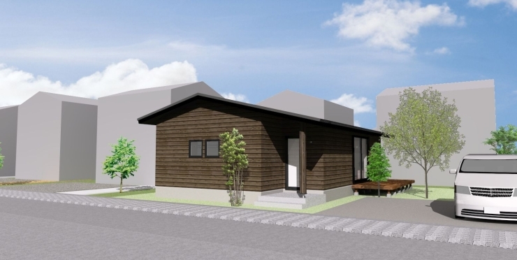 「糸魚川杉に包まれた企画提案型住宅」