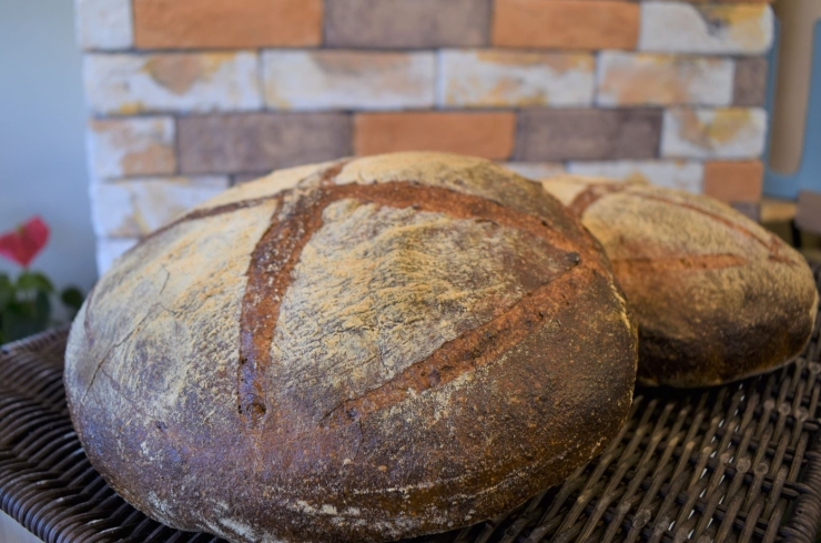 「ブーランジェリー クリムギ」国産小麦100%　ハード系をはじめ美味しいパンが揃っています