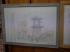 川越ボーイズシングの貴重な原画を展示中!川越のレトロ喫茶