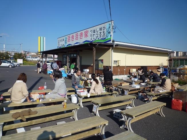 「千葉のかき小屋で”秋の味覚　海と山の食べ放題祭り”　松茸しゃぶしゃぶもハマグリもぜ～んぶ食べ放題!!【八千代店１３４号】→八千代道の駅隣り」