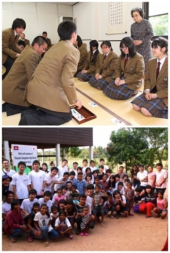 新入生の皆さん全員に特別マナー講座
タイカンボジア研修旅行「岡山学芸館高等学校」