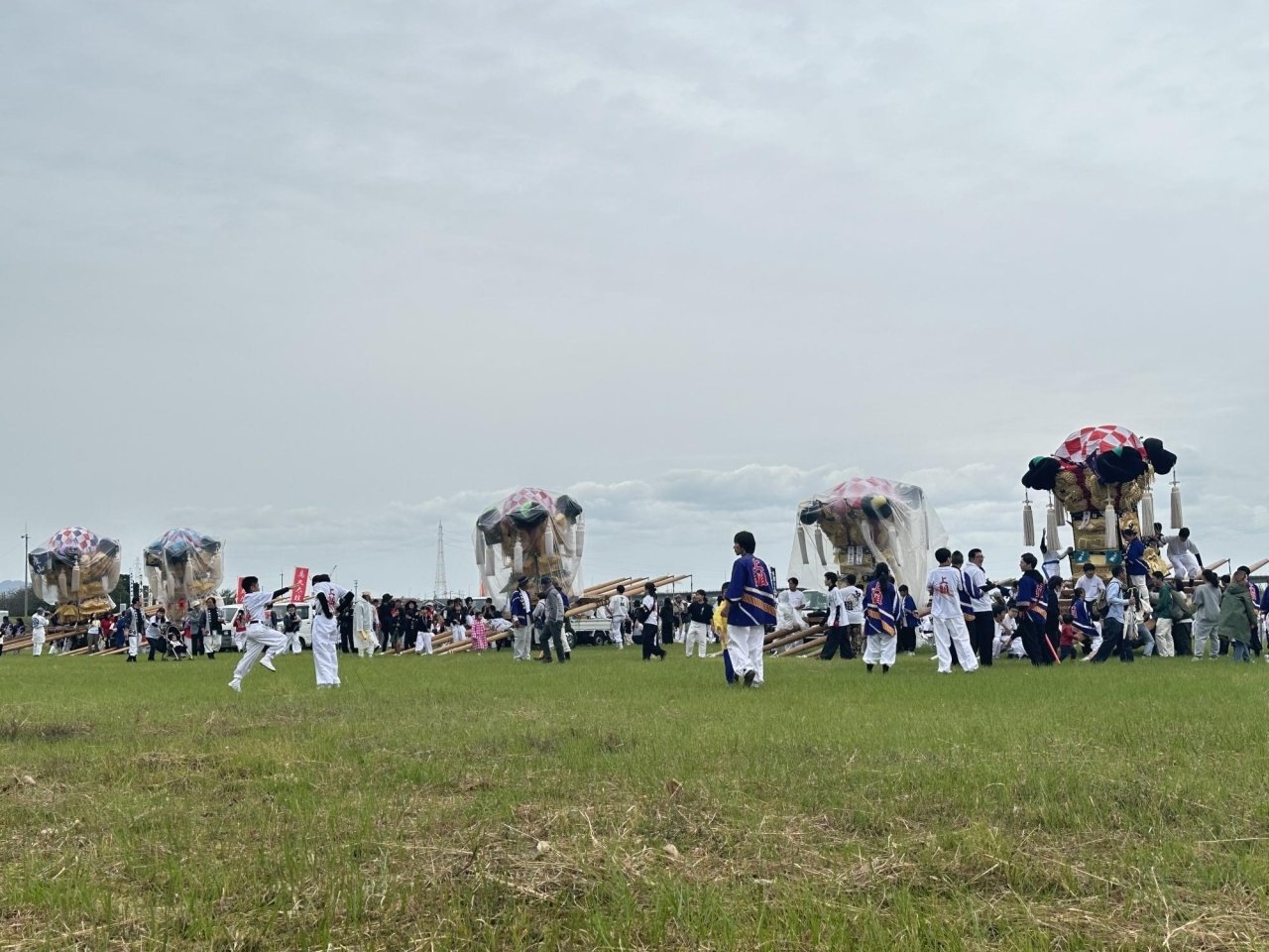 2023.10/8(日)撮影|河川敷(嘉母神社祭礼)