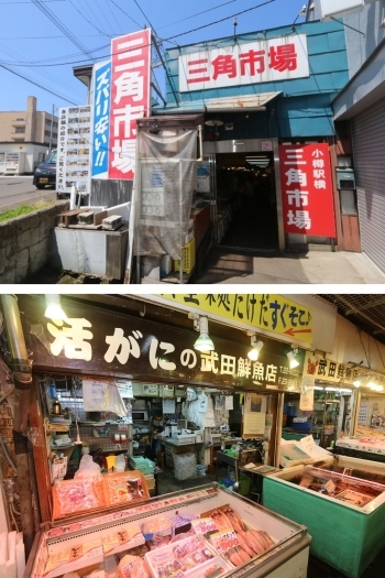 三角市場内にある鮮魚店が運営する海鮮食堂です「市場食堂 味処たけだ」