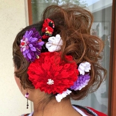 ヘアースタジオB7(ビーセブン) 成人式ヘアスタイル