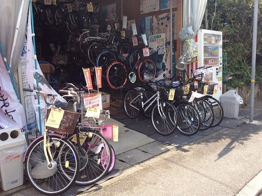 「松井商店」自転車や自転車部品の販売を行っています。