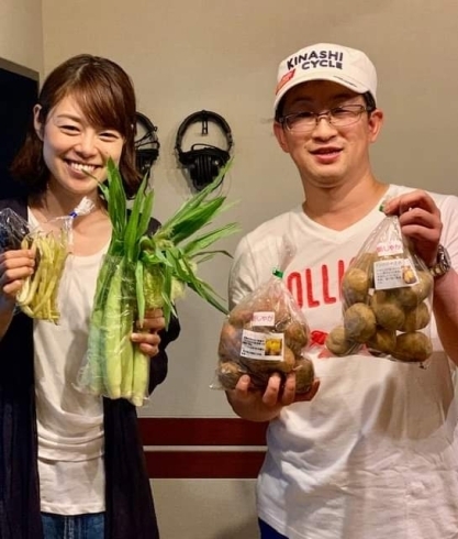 ６月にスタジオにてお話しさせて頂いた時の様子です！「☆カラフル野菜の小山農園、TOKYO FMへ☆」