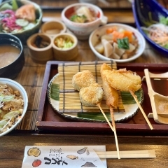 【西条市:石田】「旬彩串ダイニング つづみ」さんでランチタイム!